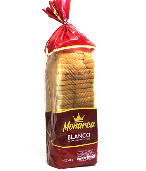 Pan Blanco Monarca 540 Grs