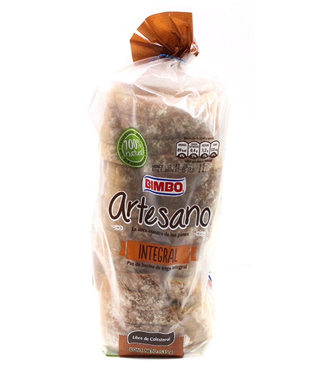 Pan Barra Integ Artesano 535 GR