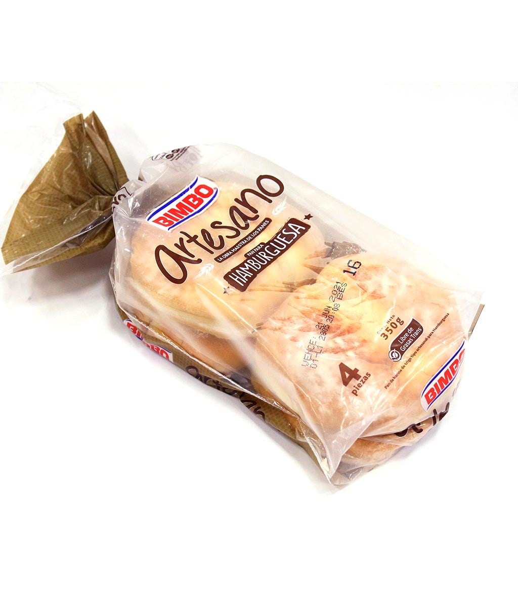 Pan Hamburguesa 4S 350 GR