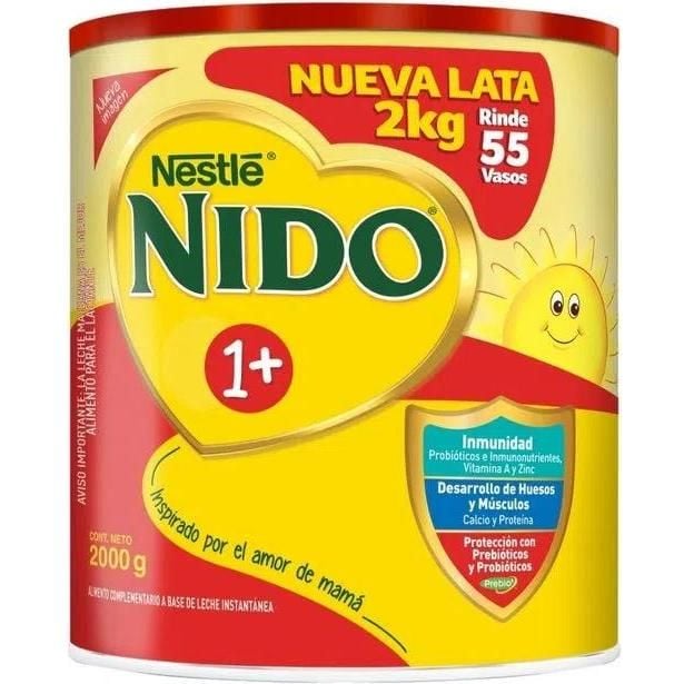 Leche en Polvo 1+ Lata 2 KG - Nido