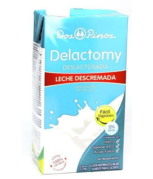 Leche Uht Delactomy Descremada 1 LT