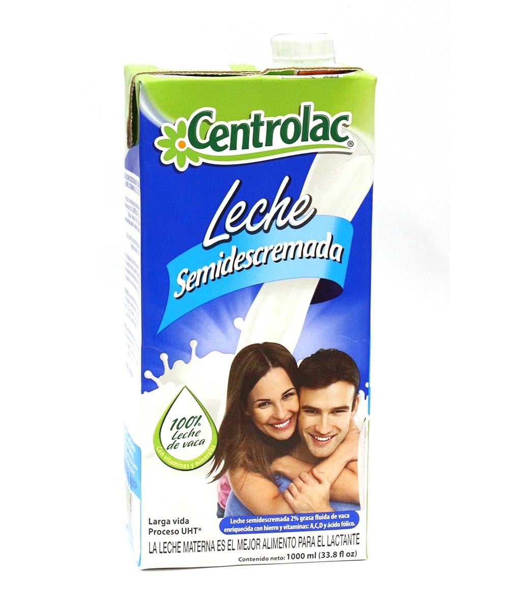 Leche Uht Semidescremada 2% Te 1 LT