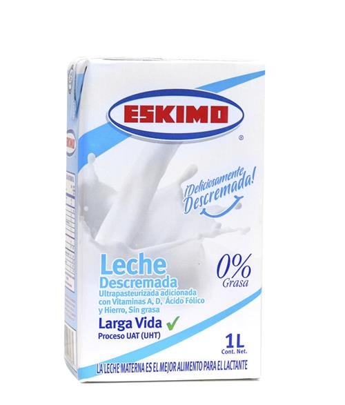 Leche Uht Descremada 0% Gratetra 1 LT - Eskimo