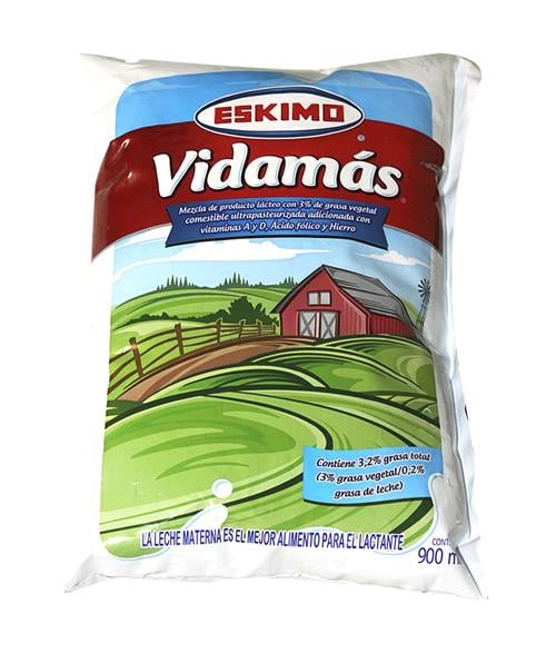 Leche Uht Vidamas Bol 900 ML - Eskimo