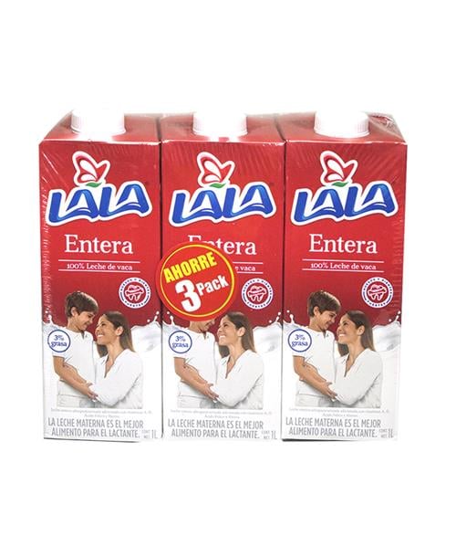 Leche Uht Entera Tt 1 LT 3PK