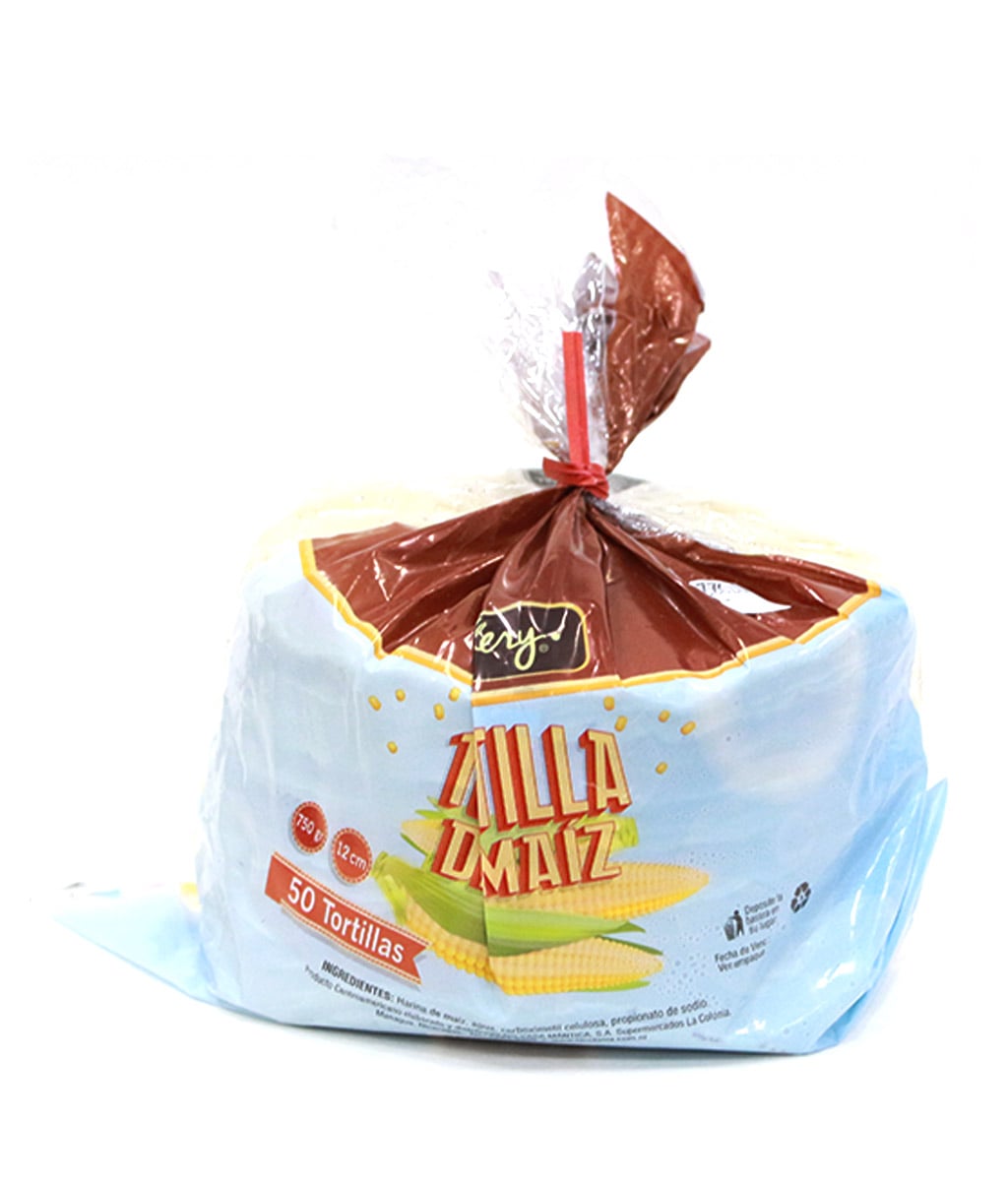 Tortilla de Maiz Peq Bolsa 50 S 750G