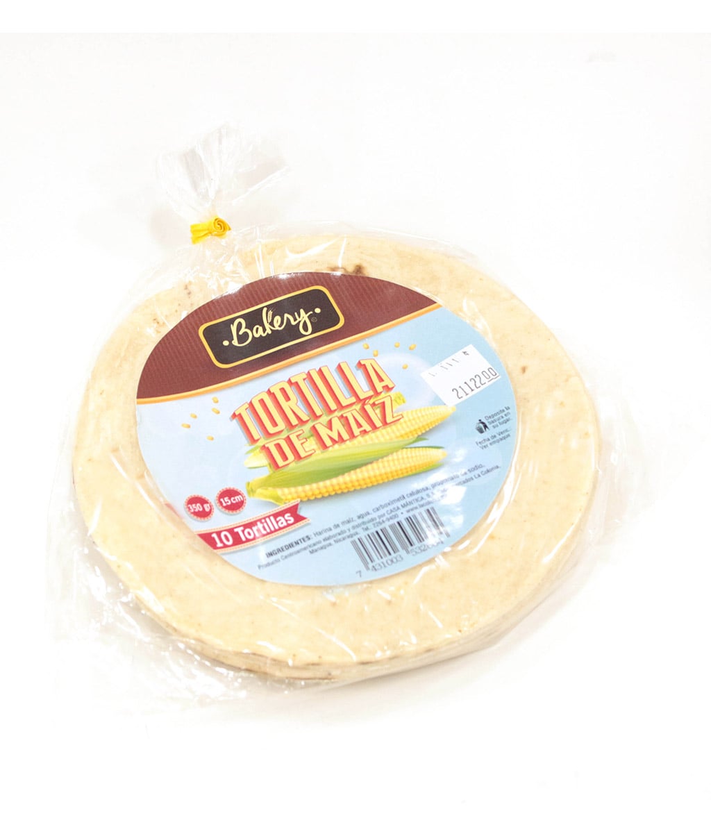 Tortilla de Maiz Paq 10 S 350G