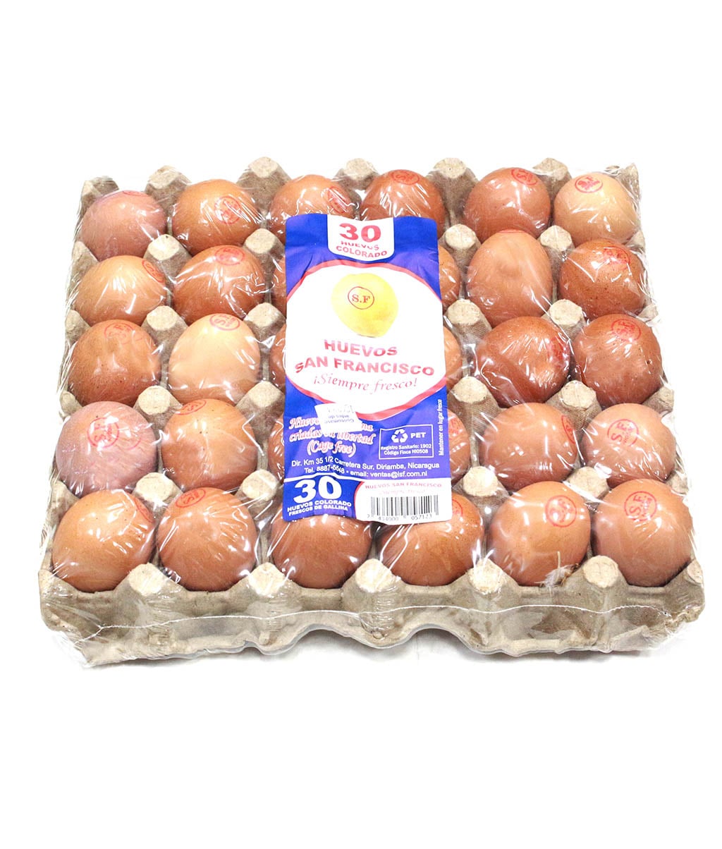 Huevos Rojos Cajilla 30S - San Francisco