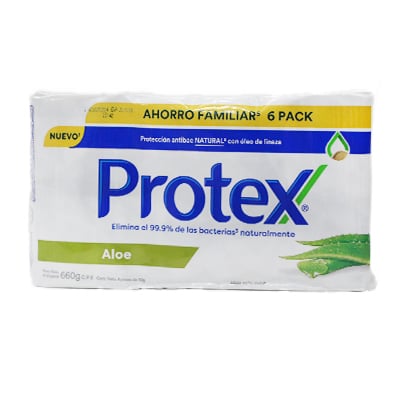 Jabon de Tocador Aloe 660 GR 6PK