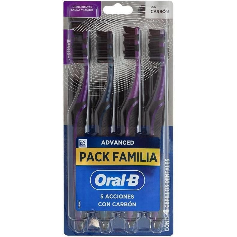 Cepillo B5 Acciones Carbon Blist 4PK