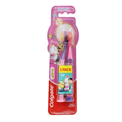 Cepillo Dent Minions 2.5 Años 2PK