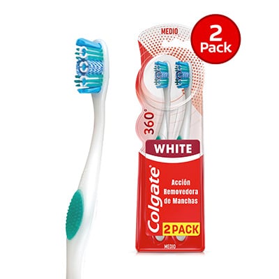 Cepillo Dental 360 Luminous White 2X1