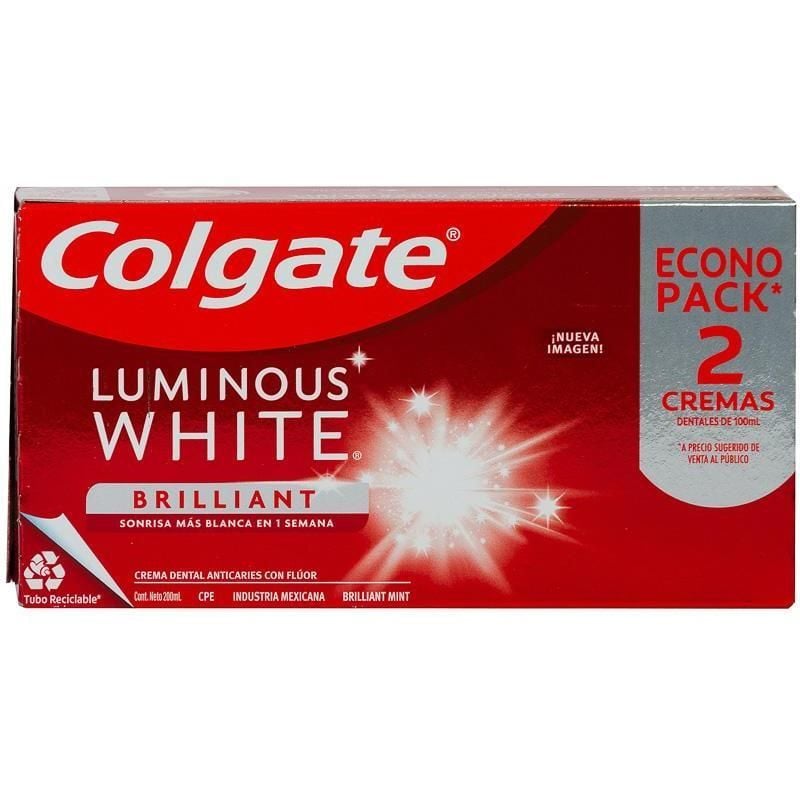 Crema Dent Luminous 100 ML 2PK - Colgate