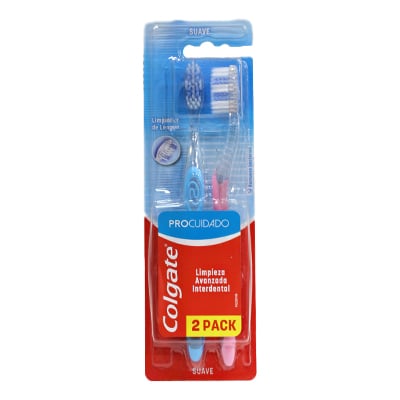 Cepillo Dental Pro Cuidado 2PK