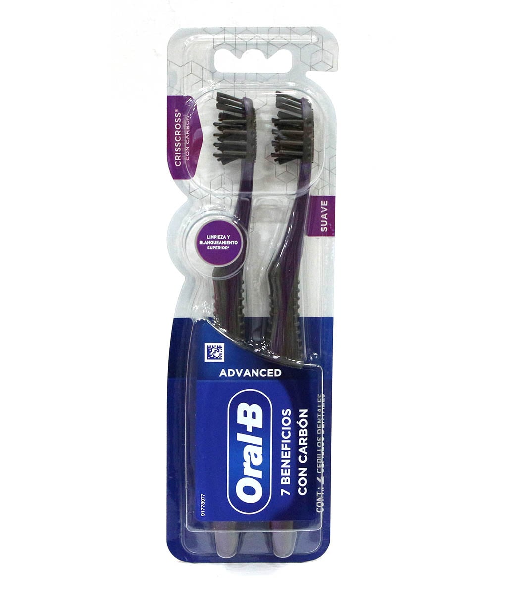 Cepillo Dental Charcol 7 Benef 2PK