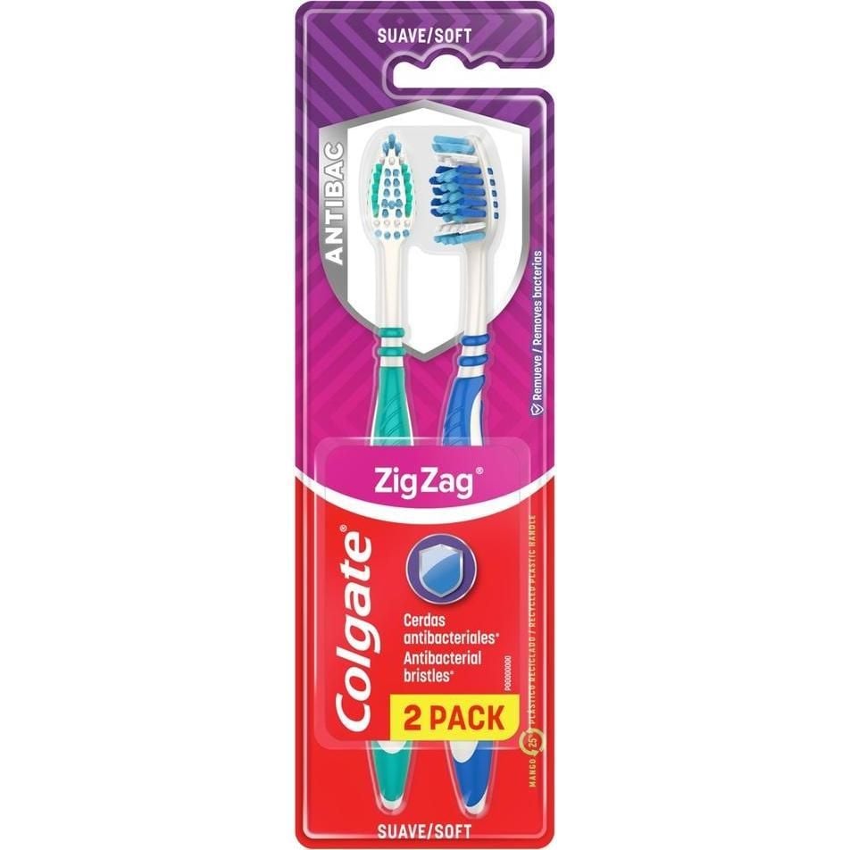 Cepillo Dent Zig Zag Suave 2PK