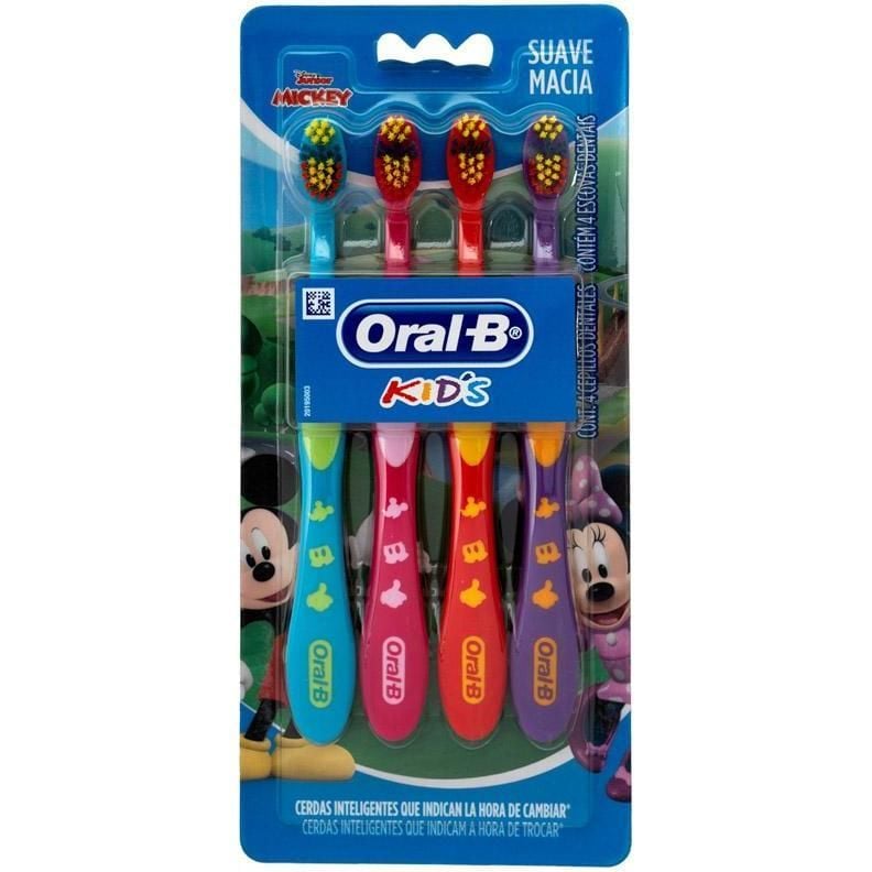 Cepillo Dental Kids Mickey Blist 4S