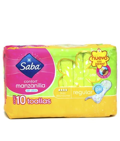 Toalla Sanit Confort C/Manzan S/Alas - Saba