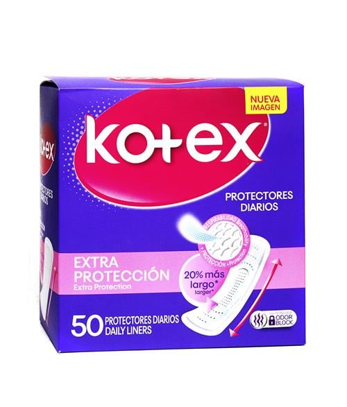 Protect Diarios Largos Pk 50S - Kotex