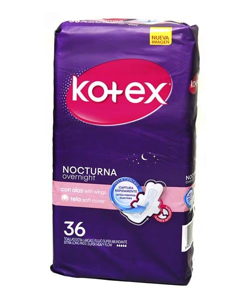 Toalla Femenina Noct C/A 36S - Kotex