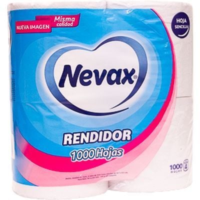 Papel Higienico Rend 1000H 4PK