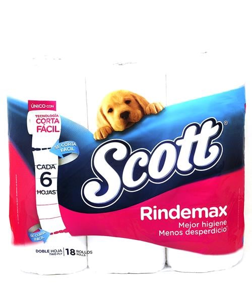 Papel Higienico Rindemax 2P 420H 18S - Scott