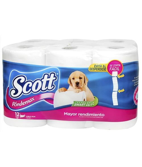Papel Higienico Rindemax 2P 420H 12S - Scott