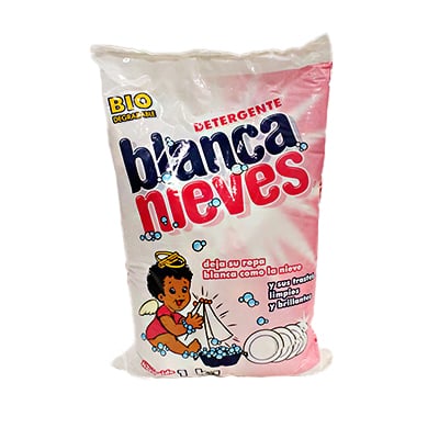 Detergente en Polvo 1 KG - Blanca Nieves