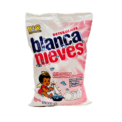 Detergente en Polvo 500 Grs - Blanca Nieves