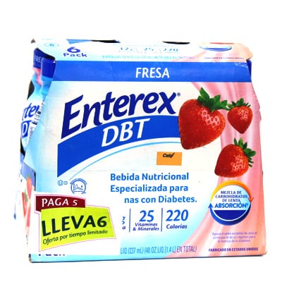 Bebida Nutric Dbt Fresa 237 ML 6PK