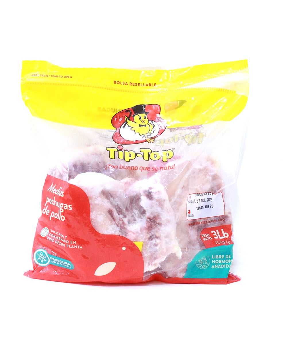 Media Pechuga Bolsa 3 Lbs