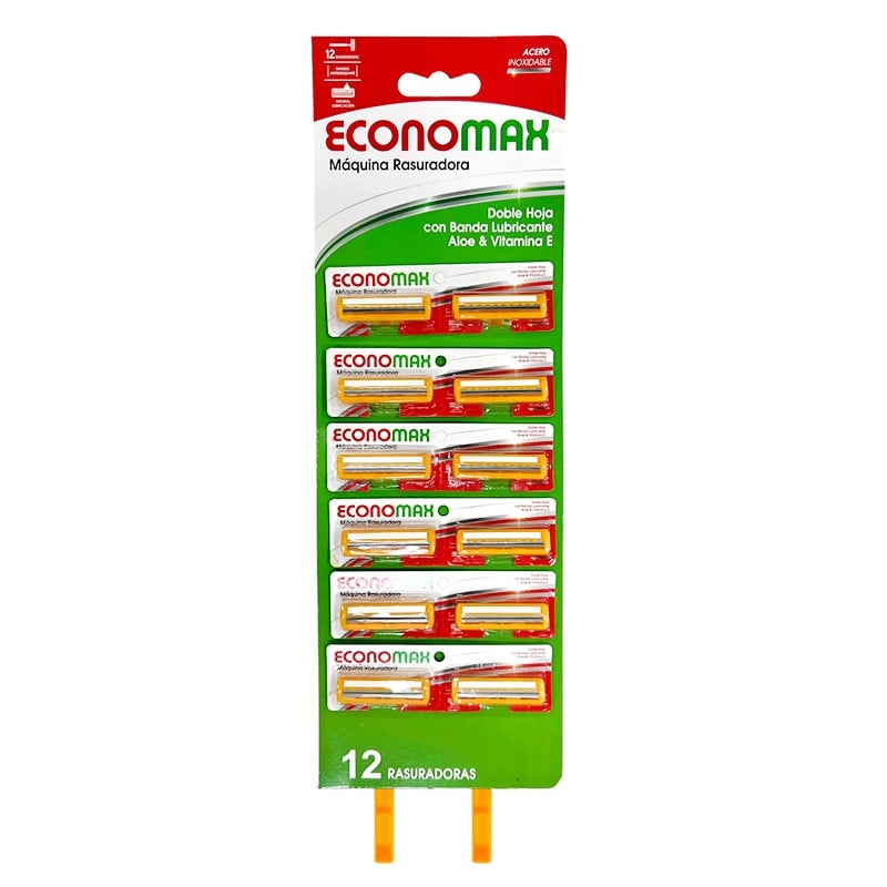 Maq de Afeitar Desechable 1S - Economax (Caja)
