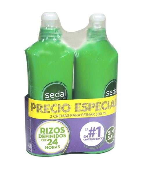 Crema P/Peinar Rizos Def 300 ML 2PK - Sedal