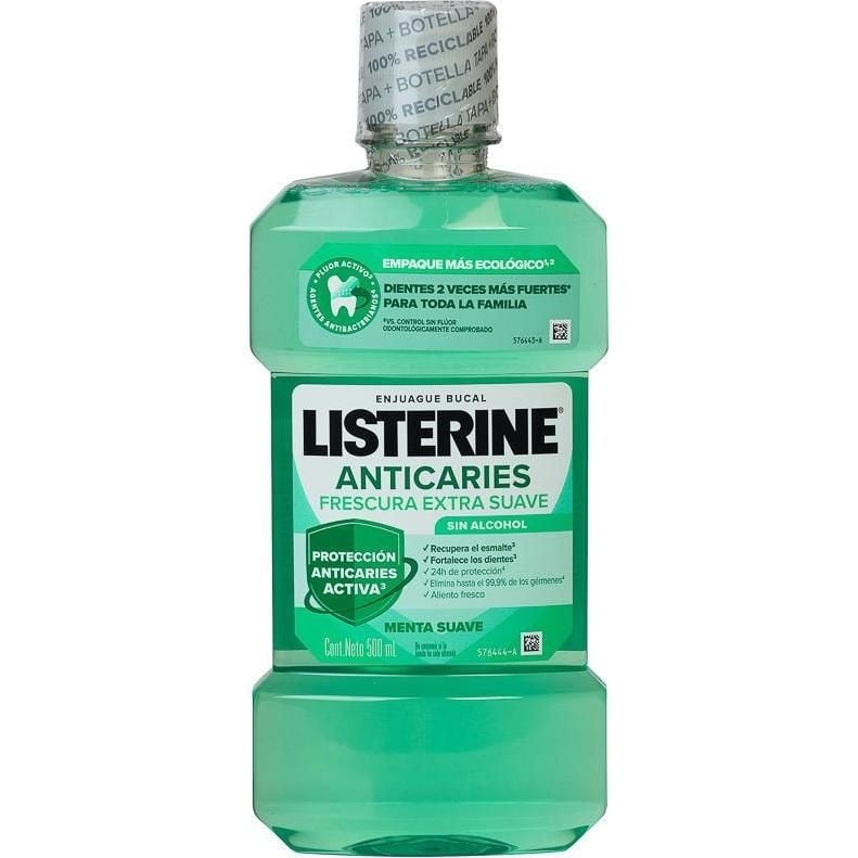 Enjuague Bucal S/Alcohol 500 ML - Listerine
