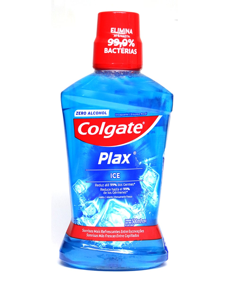 Enjuague Bucal Plax Ice 500 ML