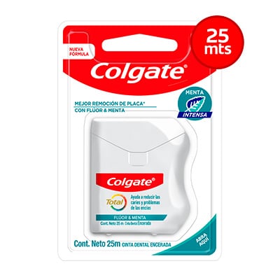 Hilo Dental Total Flour y Menta 25 - Colgate