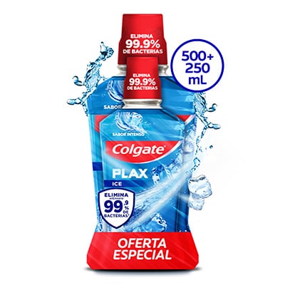 Enjuague Bucal Plax Ice 500+250 ML
