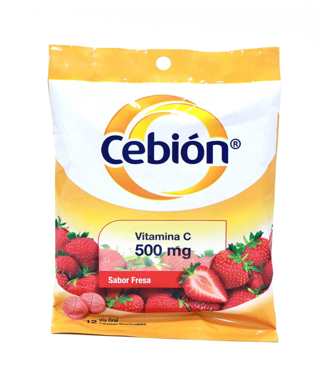 Vitaminas Mastic Fresa 12 Tabl (12)