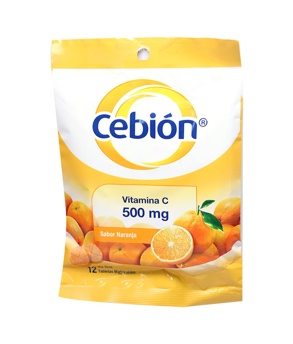 Vitaminas Mastic Naranja 12 Tbl (12)